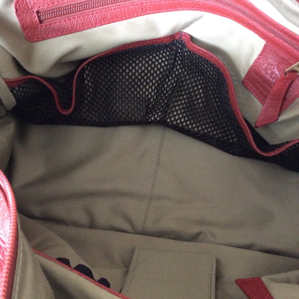 JP Ourse Duffle Weekender - Berry & Black - Picture 6 of 13